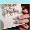 Popular Diamond Nail Art Wearable Nail Ins Advanced Pure Desire Style Nail Sticker Large Diamond Nail Sticker U5