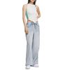 Adidas Originals Classic Sports Series Fashionable Versatile Jeans Women Jeans KC5873