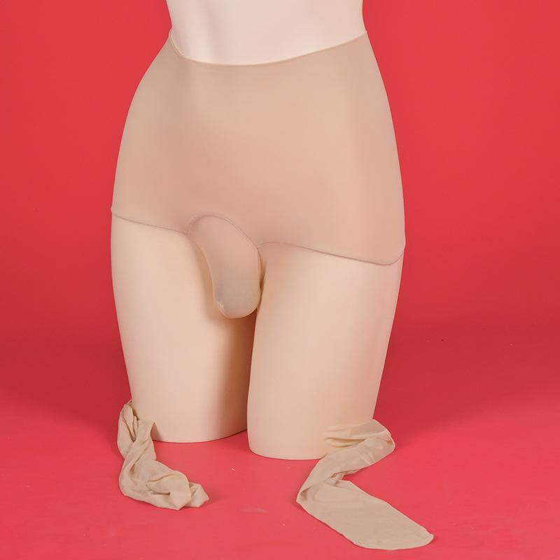 Mens Sexy Pantyhose Smooth Bodystockings Summer Thin Body Sock Transparent Underwear With Penis Sheath Breath Erotic Bodysuit