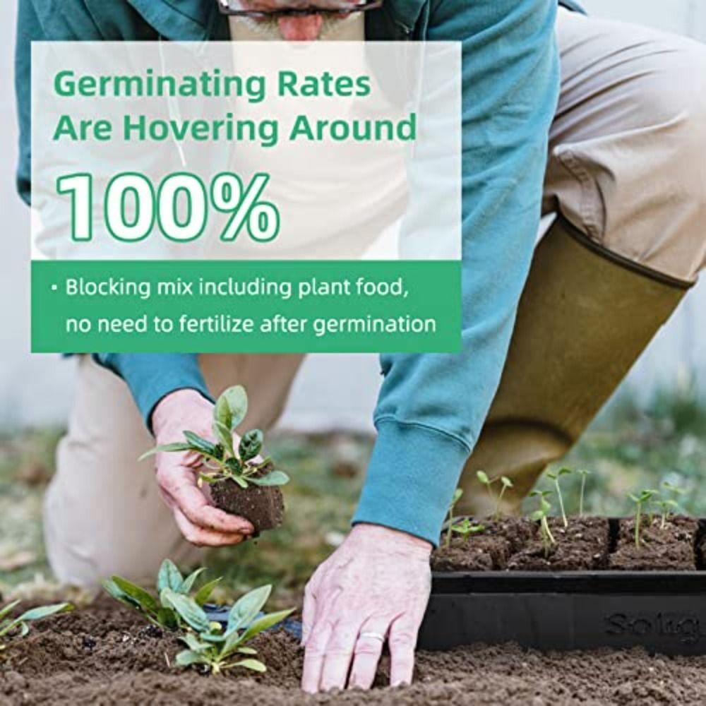 Practical Soil Blocker Heavy Duty Garden Blocking Tools 4 Cell Soil Block Maker Outdoor Plants