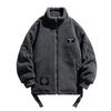 Winter Granular Fleece Jacket Men's Winter Fashion Stand-up Collar Winter Warm Thickened Cotton Clothes Lamb Wool Cotton Clothes