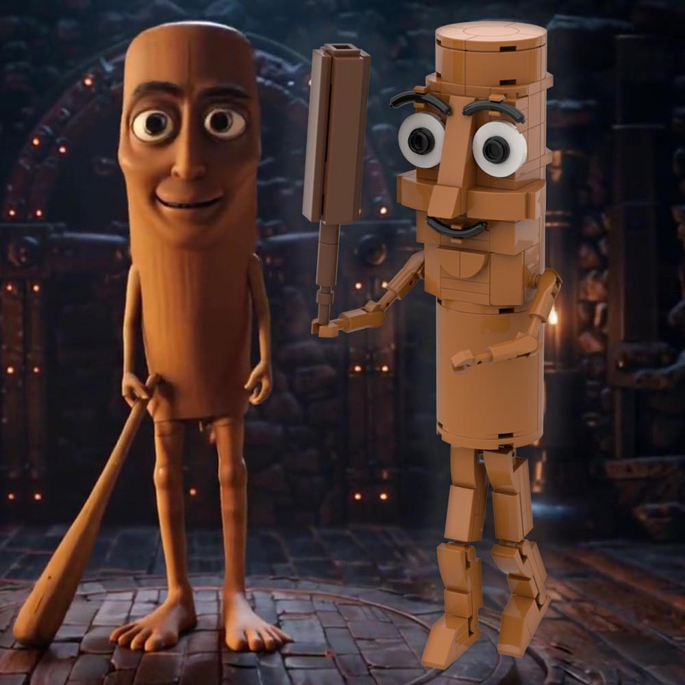 Tungtungtung Cute Sahur Cartoon Building Blocks Toy Birthday Festival Gift Kids