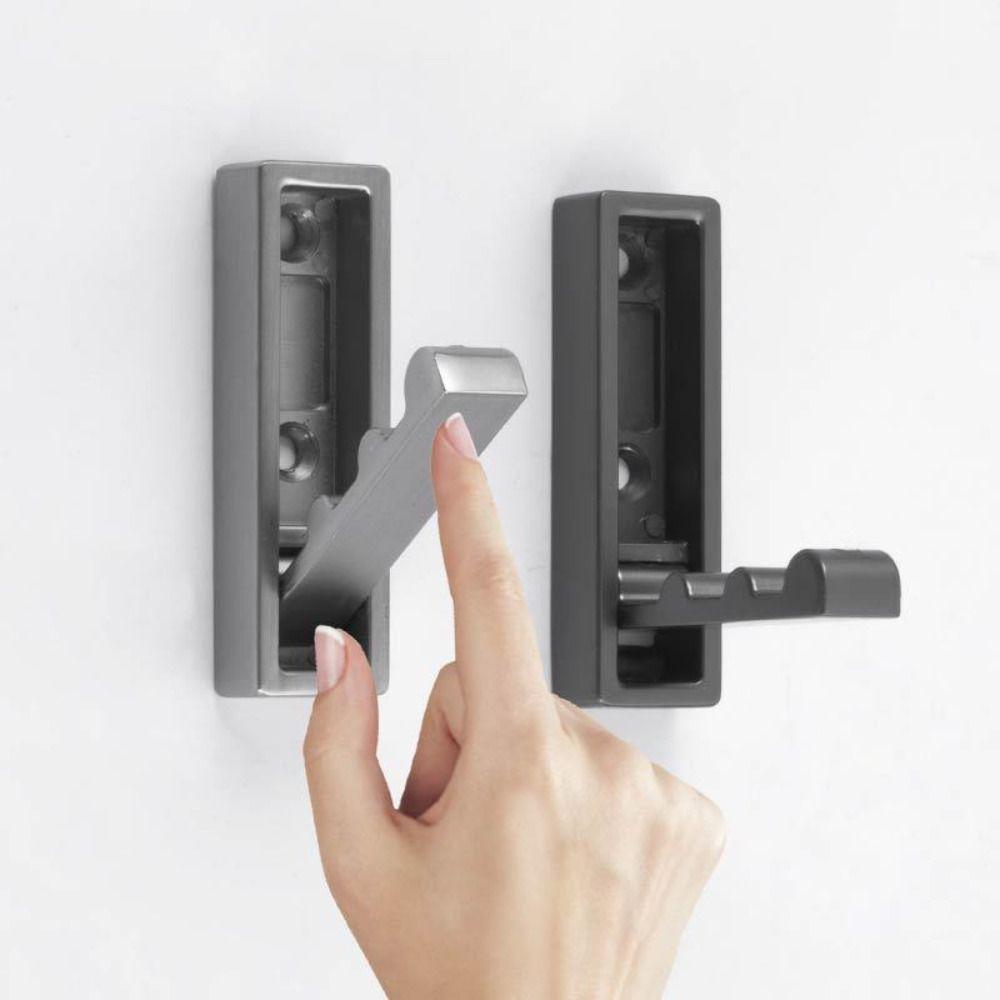 Heavy Duty Foldable Coat Hooks Wall Mounted Fold Up Hooks Folding Wall Hook  for Wall Hanging Coat