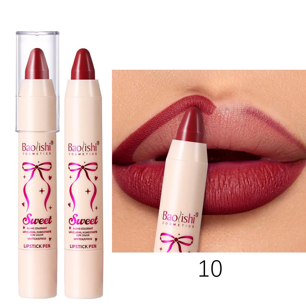 

12 Цветов Карандаш для губ нюдово-розовый контурный тинт макияж водостойкий стойкий увлажняющий карандаш помада ручка макияж для губ