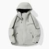 Unisex Lightweight Outdoor Windproof Waterproof Jacket Gore-Tex Fabric Breathable Hiking Raincoat With Hood