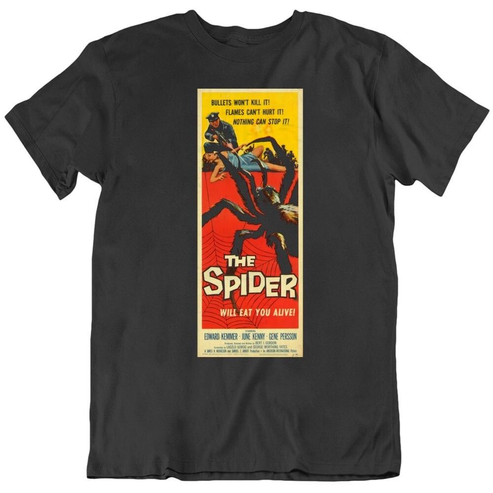 The spider 1958 Horror  Movie Fan Poster Black T Shirt Unisex T-Shirt XXL