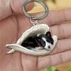 Schmuckgeschenk für Frauen Haustier Schlüsselanhänger Schlüsselring Tier Schlüsselanhänger Auto Schlüsselanhänger Hunde Anhänger Hunde Schlüsselanhänger