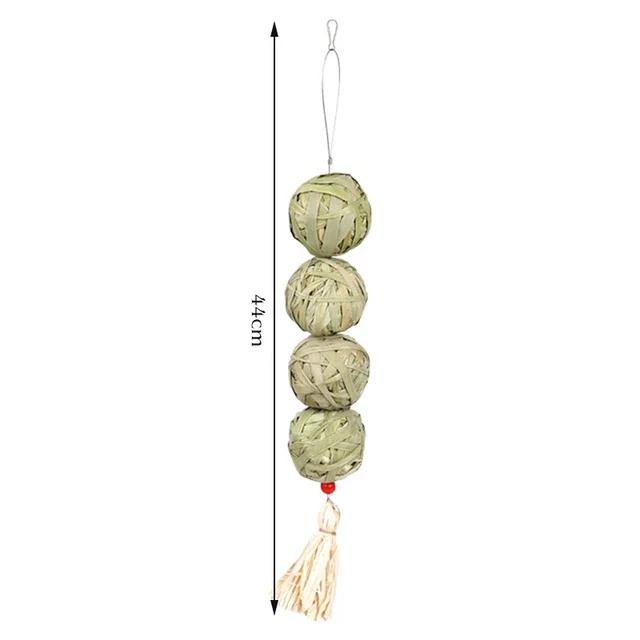 Rabbit Chew Toy Organic Natural Apple Wood Grass Pet Bunny Rabbit Toys For Chinchilla Guinea Pigs Hamster Utensils Accessories