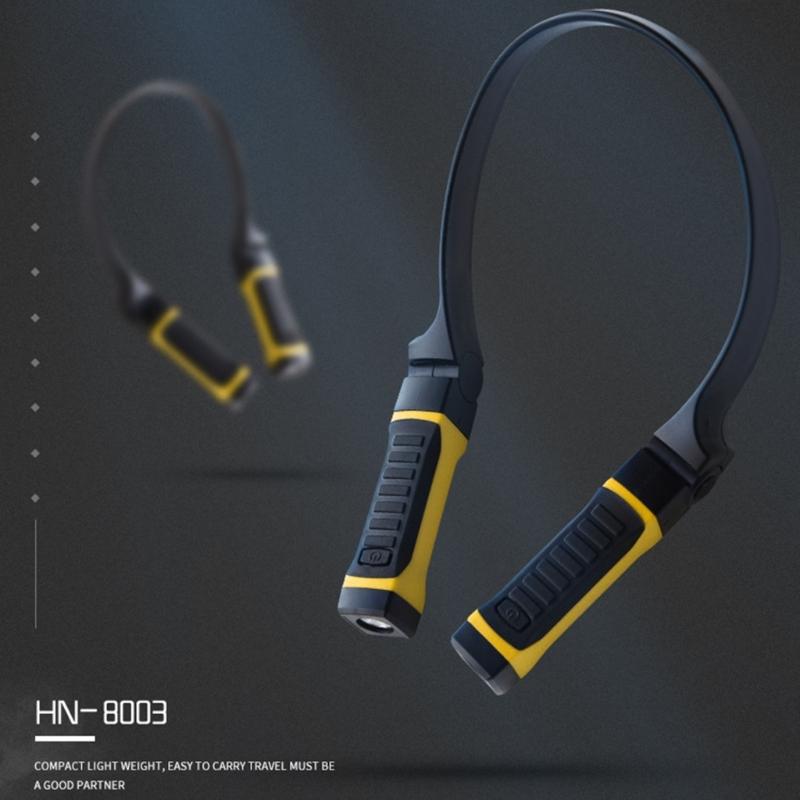 Upgrades LED Neck Light Eye Safe Designs Comfortable Lamp 65 Light Output Automotive Repair Work Light for Night Reading