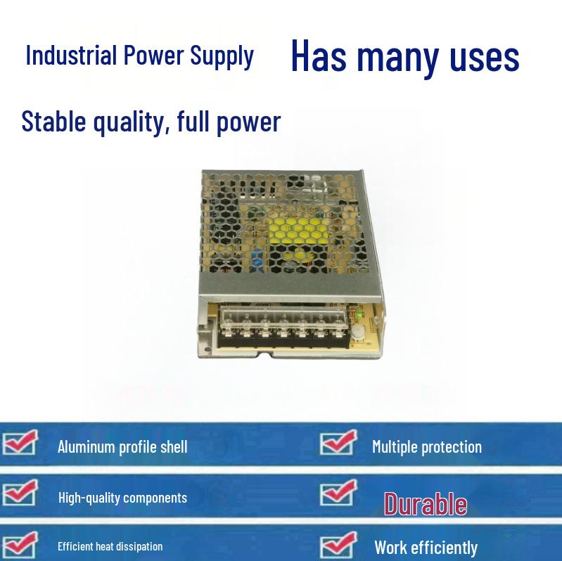 Ultra-Thin 24V 100W 4.16A Industrial Control Switching Power Supply Monitor