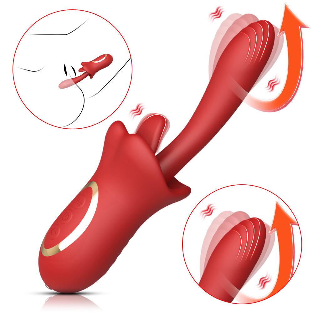 Lip Lure Vibrating Tongue Licking Masturbator for Women