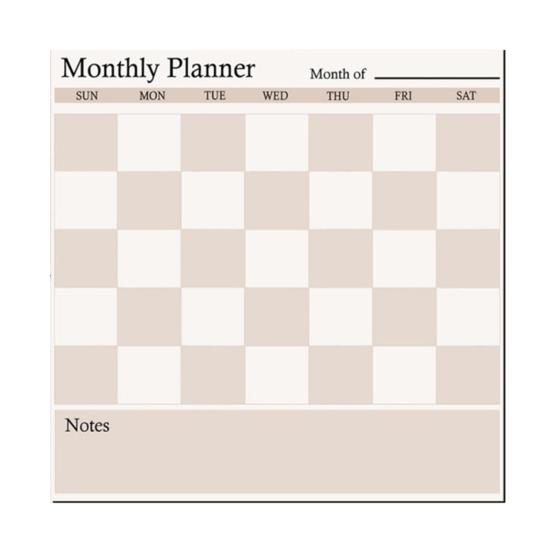Magnetic Fridge Calendar Weekly Monthly Planner Dry Erase Board Schedules Chores Meals Planning