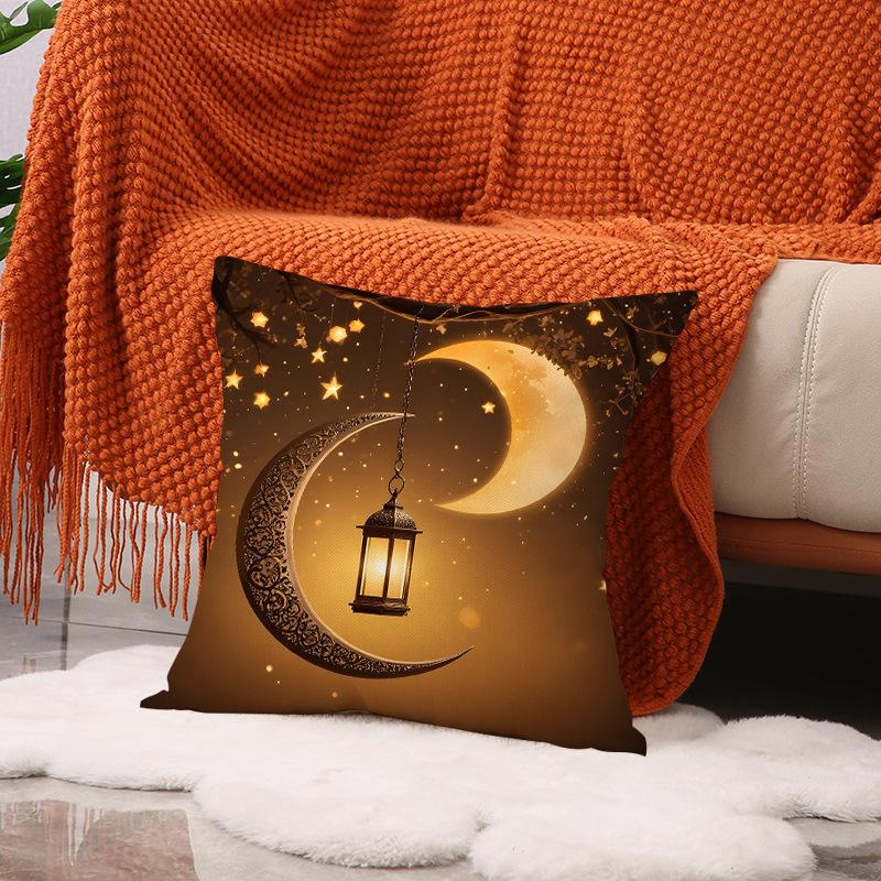 

Золотистый принт наволочка атмосфера украшение масляная лампа подушка для сиденья гостиная дом диван подушка 45 * 45Cm (pillowcase only)