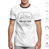 Allergie Club T-Shirt Baumwolle Herren Damen DIY Druck Allergisch Allergien Lustig Soziale Distanzierung Allergiebewusstsein Asthma 19 Nicht