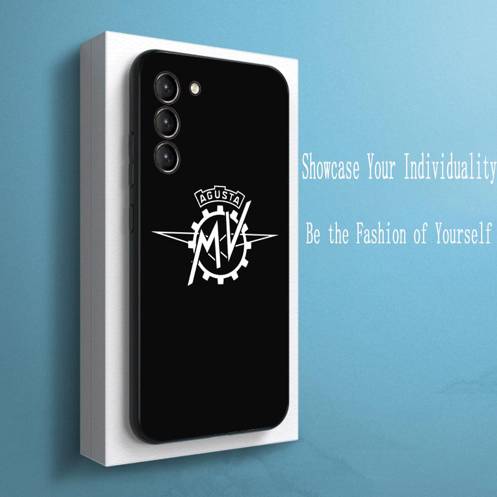 

Moto art Agu-sta logo poster design Phone Case For Samsung Galaxy S26 S25 S24 S23 S22 S21 Plus Ultra Note20 Soft Black Galaxy S26