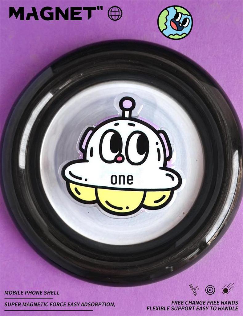 Zhitai Magnetyczne Matowe Laserowe Etui na iPhone 16 Pro dla 14/15 Pro Max, Pasuje do 13/12, z Uchwytem na Telefon Komórkowy.