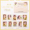 Sweet Cartoon Girl Stamp Style Decor Stickers, 20pcs, Girlish Heart Journal Diary DIY Material, Student Stationery