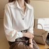New Arrivals Open Run Women Classic Button Shirt Blouse