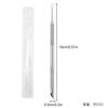Stainless Steel Double-Headed Nail Pusher Cuticle Remover Exfoliation Prep Tool Clean Dead Skin Circle Bevel Shovel Manicure Pen
