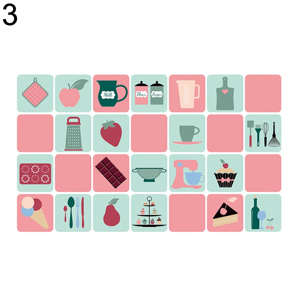 

Высокотемпературный и маслостойкий кухонный мультяшный стикер на стену водонепроницаемый 3