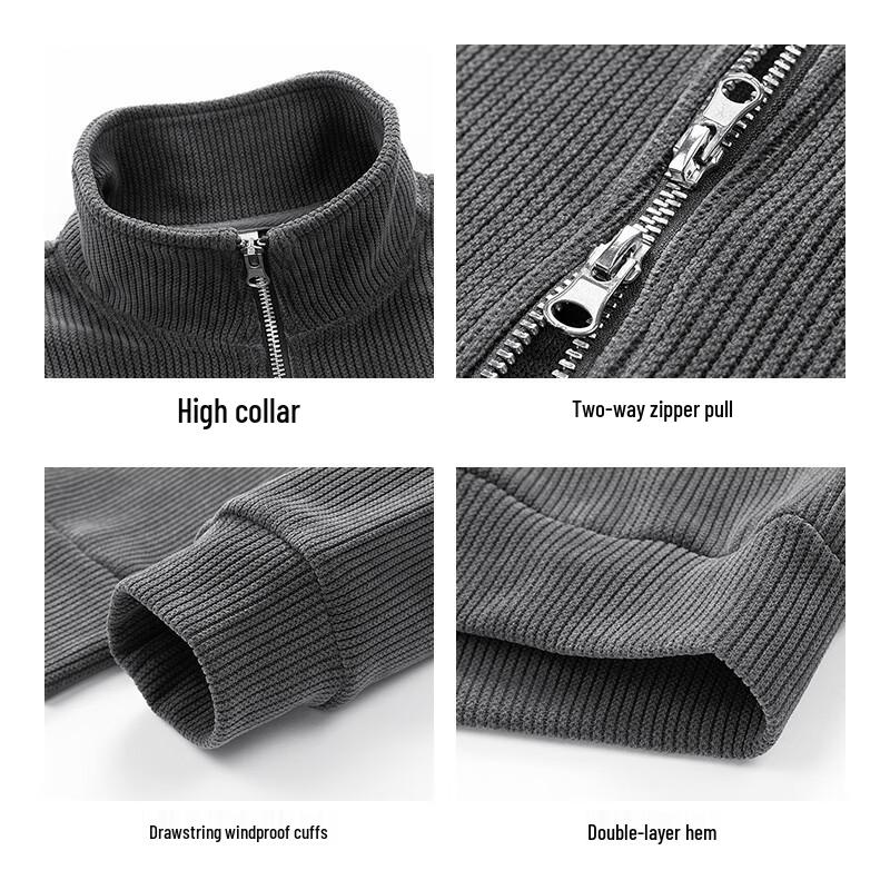 Mao Ren Unisex Strickjacke mit lockerer Passform