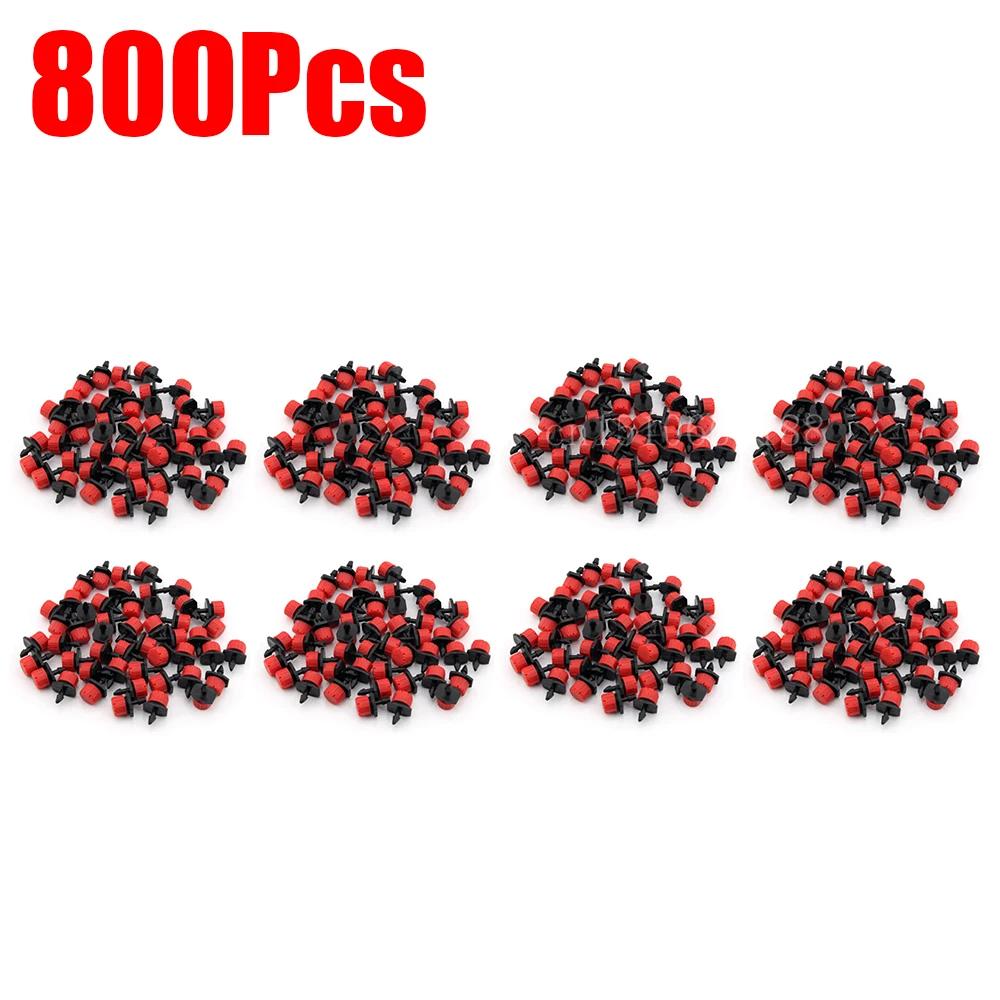 100-1000Pcs Irrigation Drippers Sprinklers Adjustable Water Dropper Head Sprinkler Flow Head Garden Watering Irrigation System