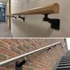 Verstellbare Edelstahl-Handlaufhalterung Wandmontierte Treppengeländerhalterungen für Treppen, Schlafzimmer, Flure Langlebig