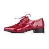 Women's Loafers Flat Shoes Casual PU Leather Oxford Shoes For Women Lace Up Flat Shoes Female Comfortable Spring Autumn Designer