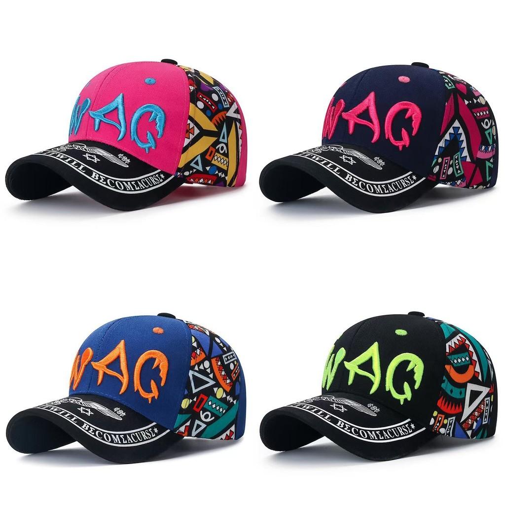 Letters Swag Embroidered Baseball Cap Uv Protection Outdoor Use Fashion Hat