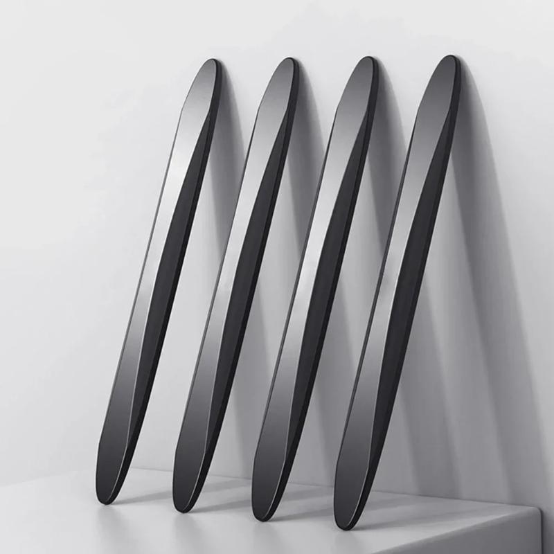 4 Pezzi Striscia Anti-Collisione per Bordi Auto Protezione Paraurti Barra Protettiva Anti-Striscio Graffio Paraurti Styling Crash Accessori Auto