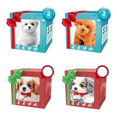 2025 New  Robot Dog,Smarts Realistic Robot Puppies,Interactive Plush Dog for Adults,Kids Walking,Barking,Tail Wagging