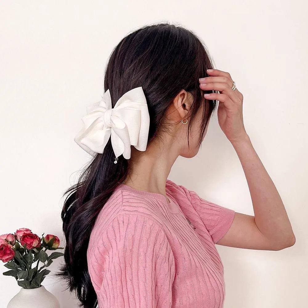 Automatic Hairpin Angel Scrunchie Cubic Layered Ivory Hairpin Updo Wedding Guest Look Commerce Pick JL