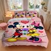 Mickey Minnie'S Love Print 3Pcs Bedding Setduvet Cover With 2 Bedropillowcase Home Birthday Gift