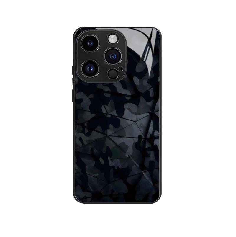 Geometric diamond for apple 16 mobile phone case 15 protective case iphone17 glass 14promax men's hard case