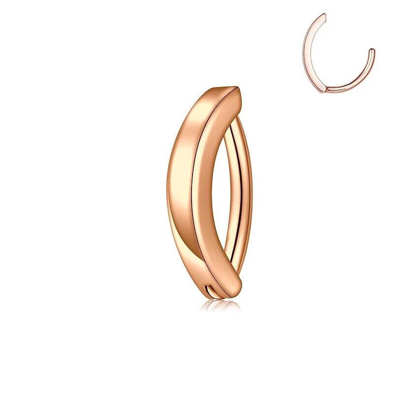 14G Belly Button Ring for Women Surgical Steel CZ Clicker Ball Belly Piercing Ring Simple Reverse Navel Rings Body Jewelry