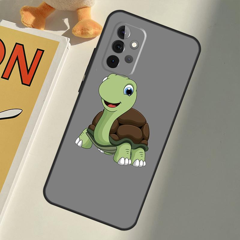 Cartoon Turtle For Samsung Galaxy A22 A52 A32 A54 A14 A16 A26 A36 A56 A55 A35 A05 A06 A15 A53 A33 A13 Case
