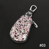 Universal Diamond Car Key Holder Storage Case Luxury Crystal Keychains Key Cover Bag Wallet for BMW Lada Benz Keychain