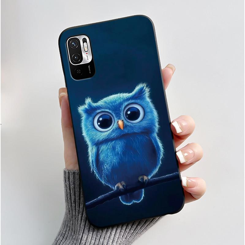 Casing For Redmi Note 10 JE 10T JE Phone Case Luxury Dragon Cute Cool Boys Girls Shockproof Black Matte Soft Silicone Back Cover