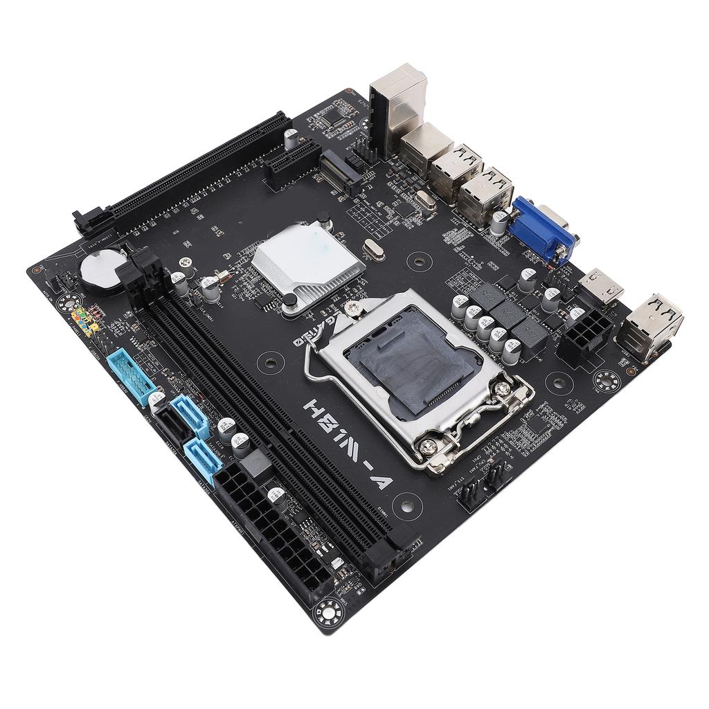 H81M A Mining Motherboard for LGA1150 ATX DDR3 Serial ATA3.0 M.2 NVME 1920x1080 60Hz PCIE 2.0x16 Gaming Motherboard for