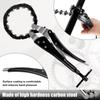 Chain Lock-Grip Chain Pipe Cutter Rolling Pipe Cutting Tool Multi-Wheel Cutter  Three-Way Catalytic