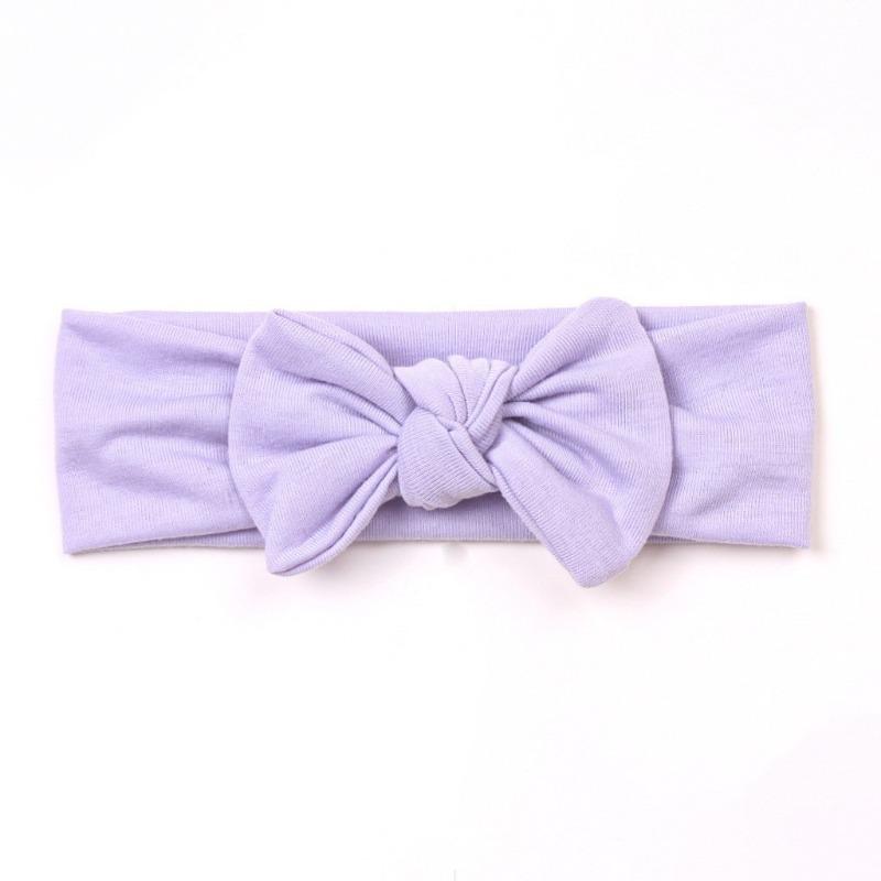 Baby headband, headband, children's plain bow, headscarf, hair accessories, baby knotted hairpin 14-color mixed package.