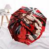 1 PC Automatic Folding Umbrella - Dragon Ball Pattern Portable Foldable Design With 8 Ribs Christmas Birthday Gifts