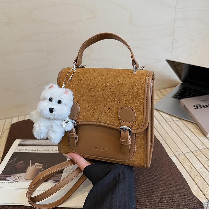 College style niche backpack bag women's new fashion retro handbag travel small backpack