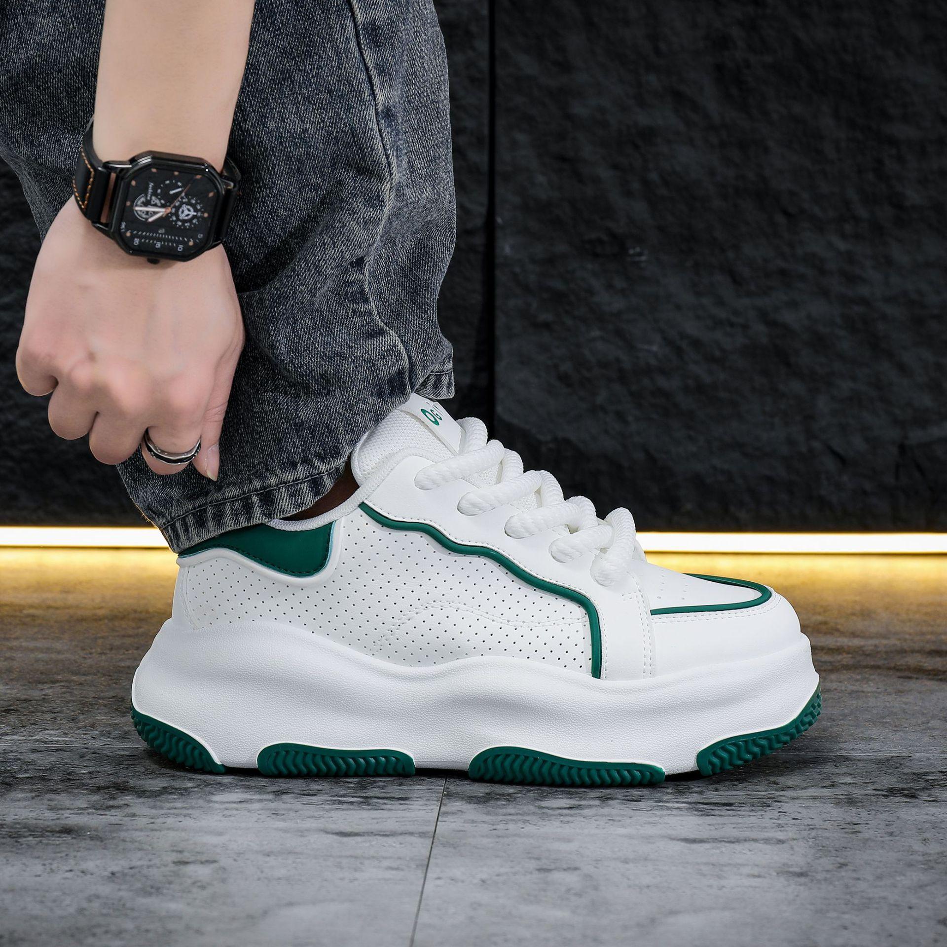 

Новая мужская обувь новая повседневная универсальная спортивная повседневная обувь для скейтборда модная обувь C366 45 зелёный