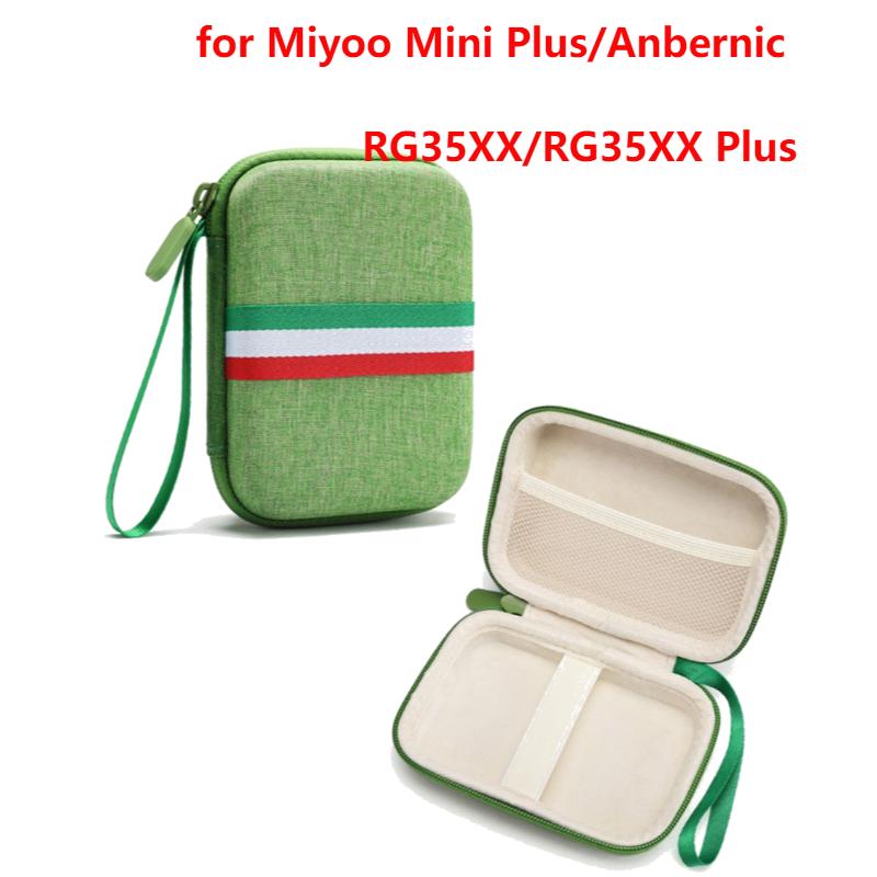 Silicone Protective Cover Shockproof Protective Case Anti-Scratch with Lanyard for Anbernic RG35XX Plus Handheld Game Console