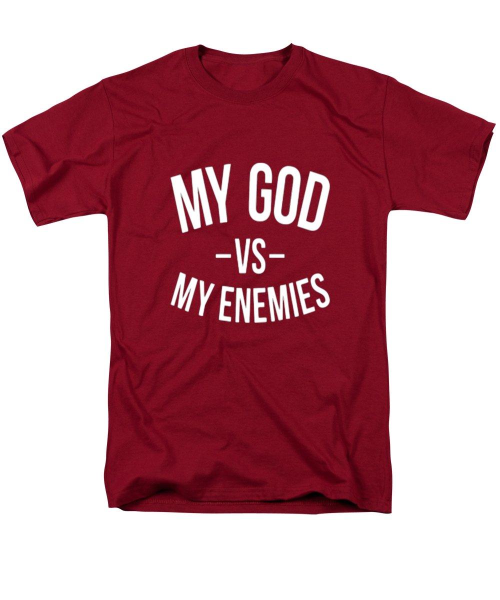 

Мужчины Премиум Хлопок мой бог против Принт Тройников Смешные Харадзюку Стиль Гребенчатый хлопок Футболка