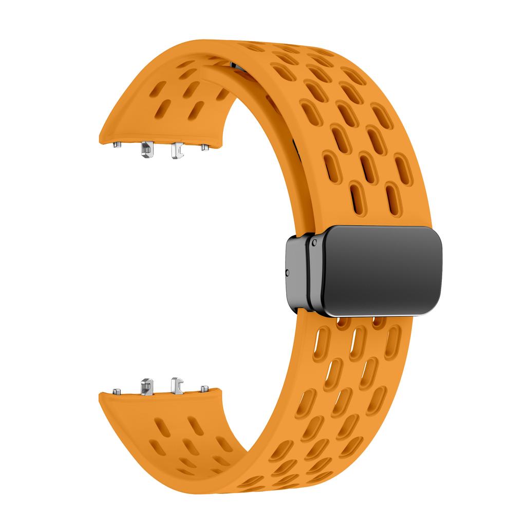 Silikonarmband für Samsung Galaxy fit3 Sportarmband Magnetverschluss Armband für galaxyfit 3 Smartwatch Armband Zubehör