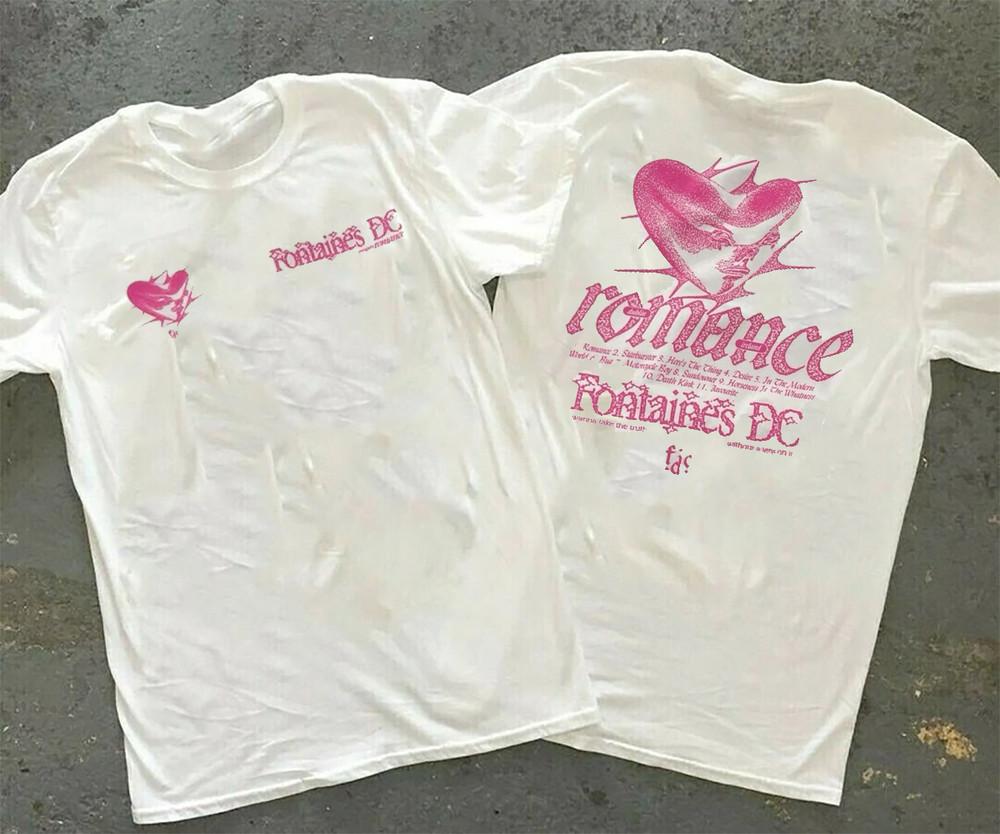 

Fontaines D.C. 2 SIDED T Shirt Size S-5XL WHITE Unisex T-Shirt L