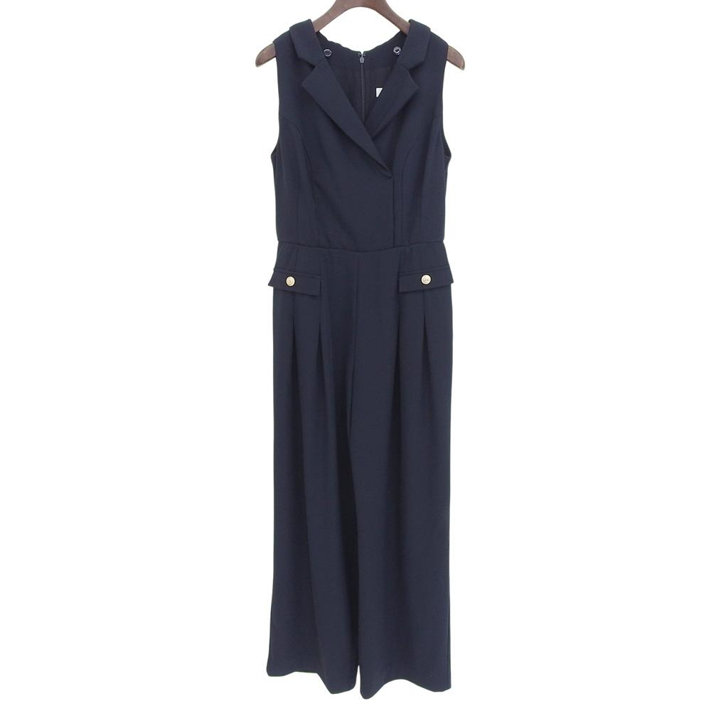 Her Lip To Excellent Condition Louvre Ribbon Jumpsuit, Women's, Navy, Size S Dress S NavyUsed