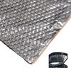 1 Piece Engine Bonnet Firewall Noise Proofing Deadener Anti-Noise Pads 2Mm Aluminum Foil Car Sound Heat Insulation Cotton Mats